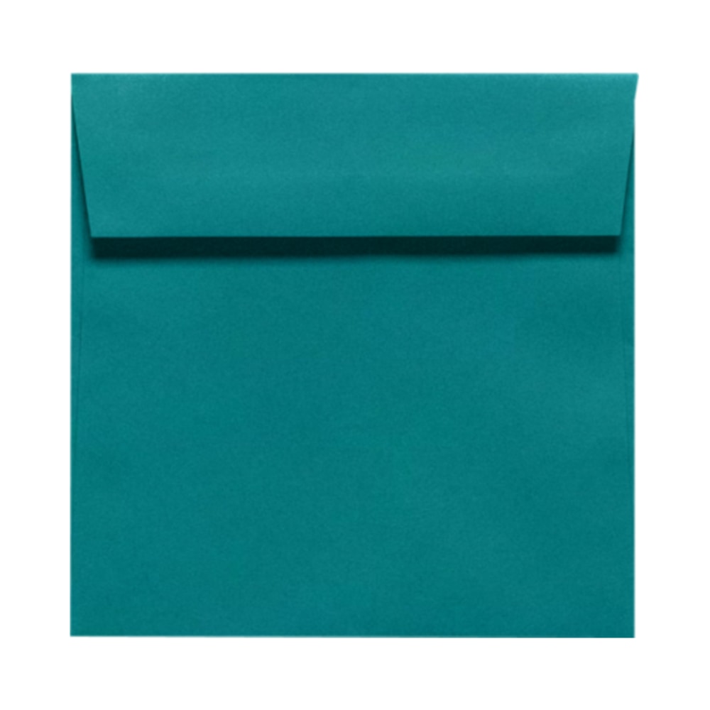 LUX Square Envelopes, 5 1/2in x 5 1/2in, Peel & Press Closure, Teal, Pack Of 500 MPN:EX8515-25-500