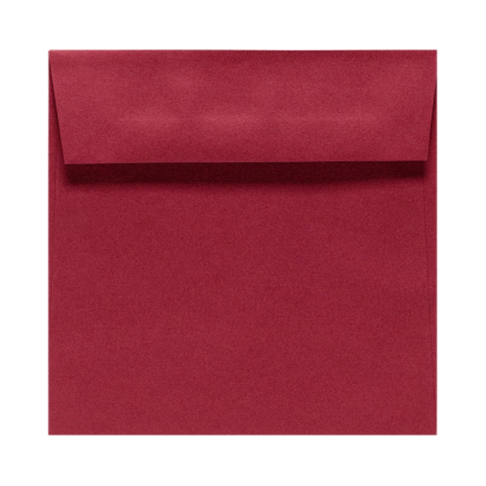 LUX Square Envelopes, 5 1/2in x 5 1/2in, Peel & Press Closure, Garnet Red, Pack Of 1, 000 MPN:EX8515-26-1M