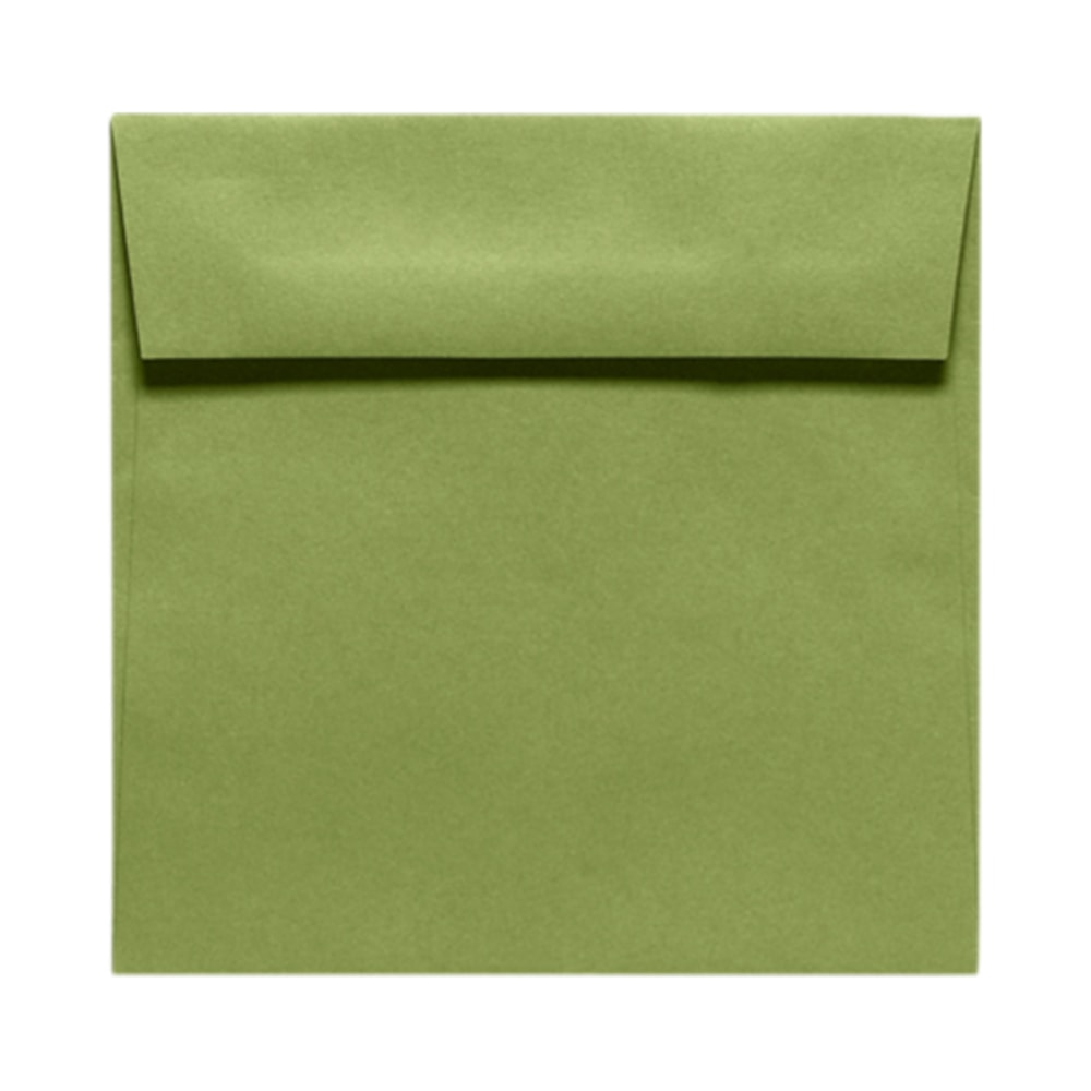 LUX Square Envelopes, 6 1/2in x 6 1/2in, Peel & Press Closure, Avocado Green, Pack Of 1, 000 MPN:EX8535-27-1M
