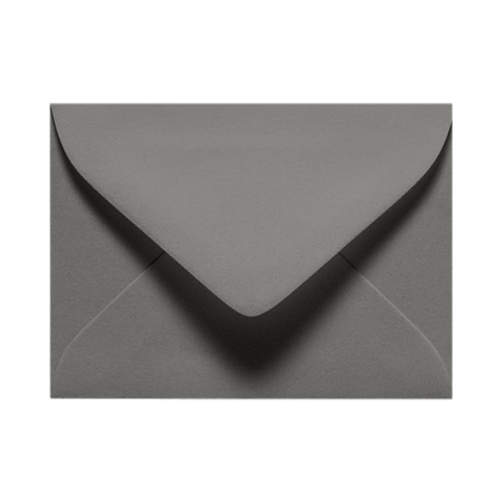 LUX Mini Envelopes, #17, Gummed Seal, Smoke Gray, Pack Of 50 MPN:EXLEVC-22-50