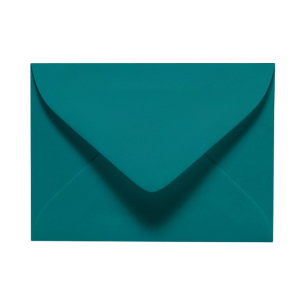 LUX Mini Envelopes, #17, Gummed Seal, Teal, Pack Of 50 MPN:EXLEVC-25-50