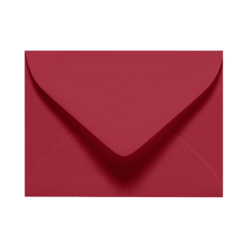 LUX Mini Envelopes, #17, Gummed Seal, Garnet Red, Pack Of 500 MPN:EXLEVC-26-500
