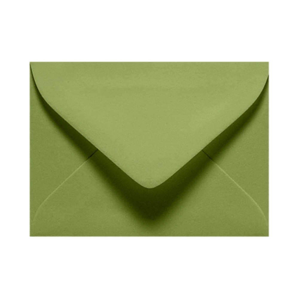 LUX Mini Envelopes, #17, Gummed Seal, Avocado Green, Pack Of 250 MPN:EXLEVC-27-250
