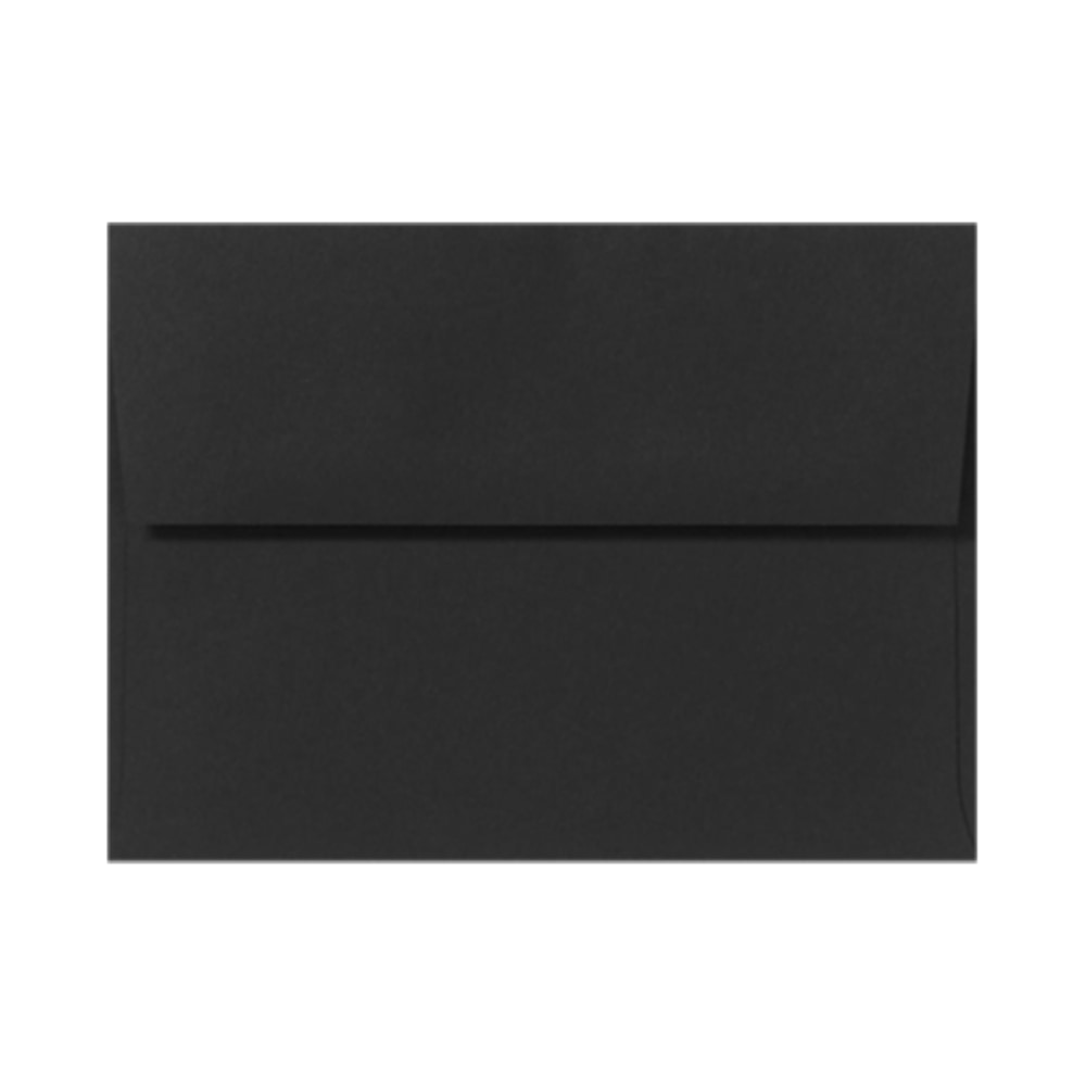 LUX Invitation Envelopes, A7, Peel & Stick Closure, Midnight Black, Pack Of 250 MPN:F-4580-B-250