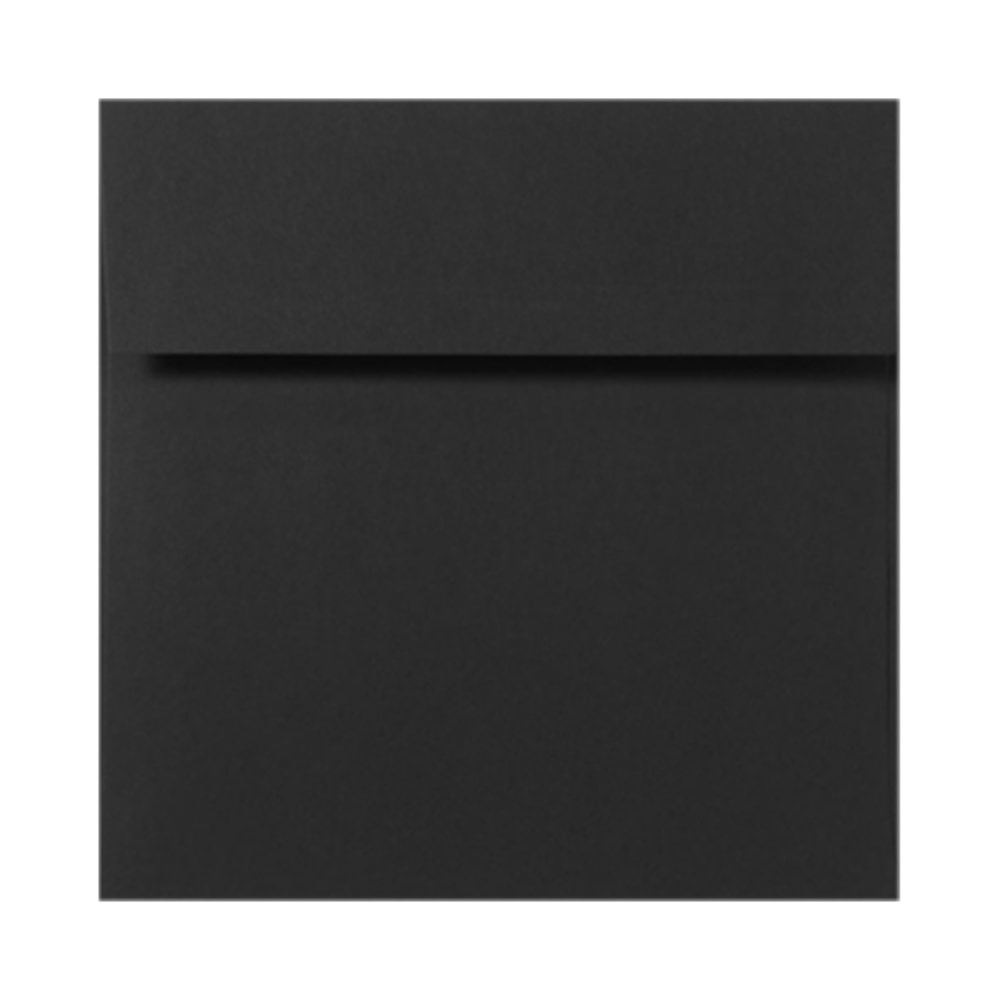 LUX Square Envelopes #5, Peel & Press Closure, Midnight Black, Pack Of 50 MPN:F-8505-B-50