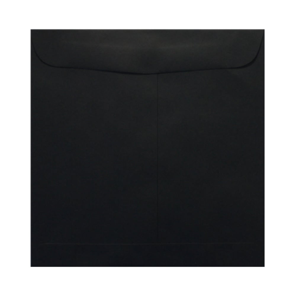 LUX Square Envelopes, 9 1/2in x 9 1/2in, Gummed Seal, Midnight Black, Pack Of 1, 000 MPN:F-8595-B-1M