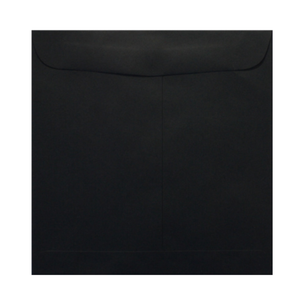LUX Square Envelopes, 9 1/2in x 9 1/2in, Gummed Seal, Midnight Black, Pack Of 50 MPN:F-8595-B-50