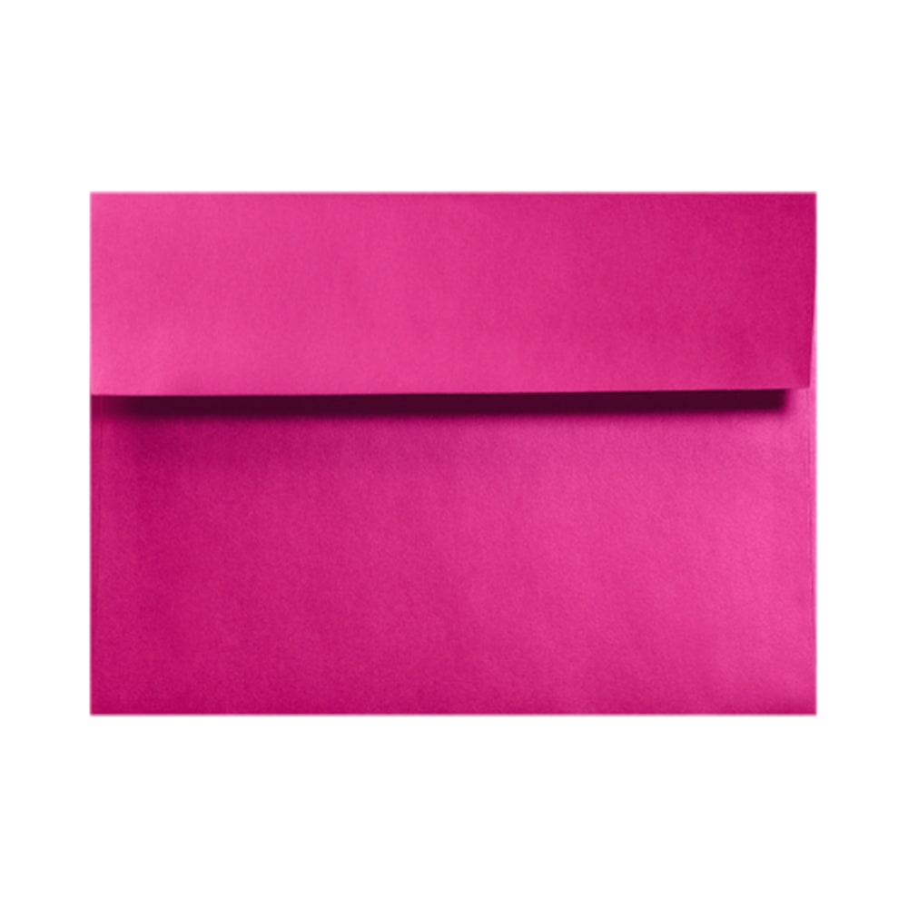LUX Invitation Envelopes, A2, Gummed Seal, Hottie Pink, Pack Of 500 MPN:FA4870-04-500