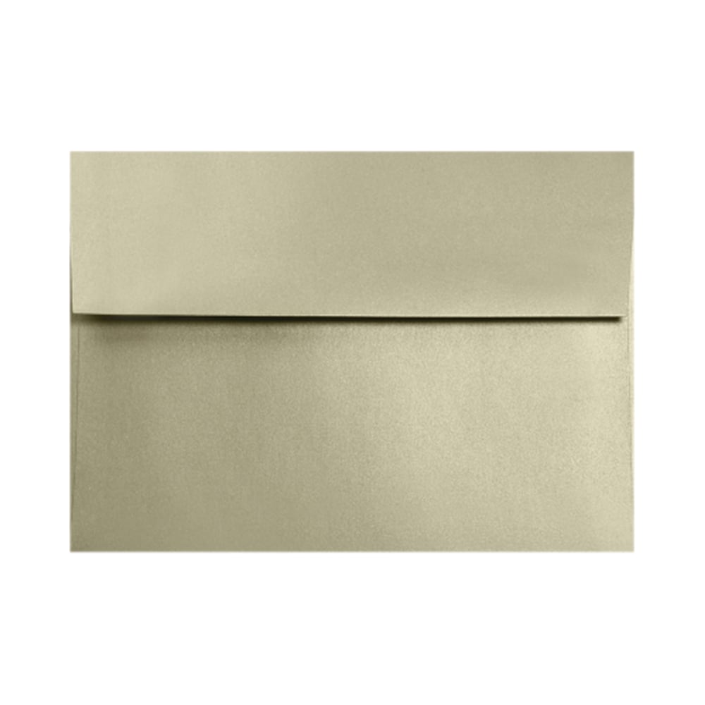 LUX Invitation Envelopes, A2, Gummed Seal, Silversand, Pack Of 250 MPN:FA4870-05-250