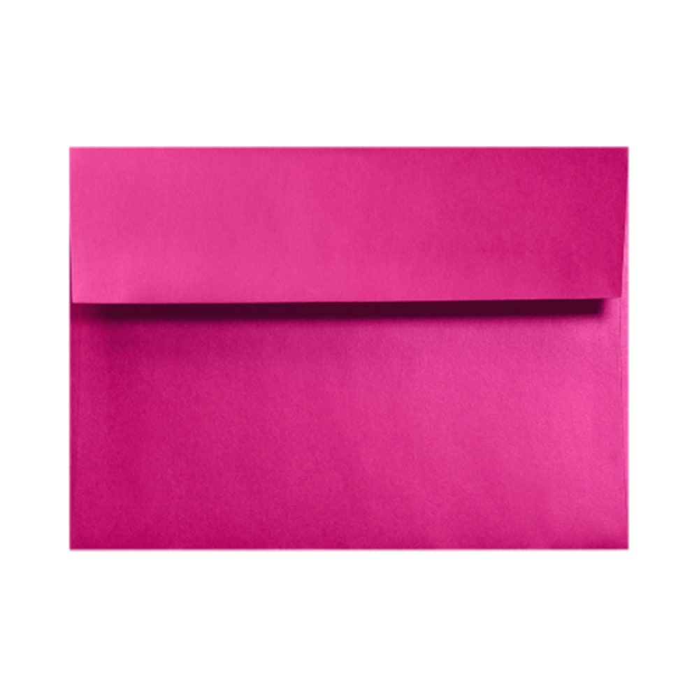 LUX Invitation Envelopes, A9, Gummed Seal, Hottie Pink, Pack Of 500 MPN:FA4895-04-500