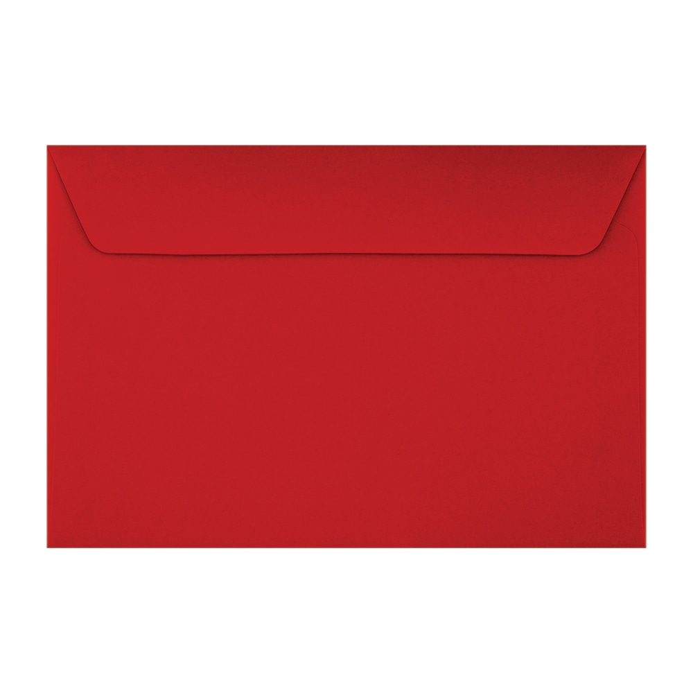 LUX Booklet 6in x 9in Envelopes, Peel & Press Closure, Holiday Red, Pack Of 50 MPN:FE-4220-15-50