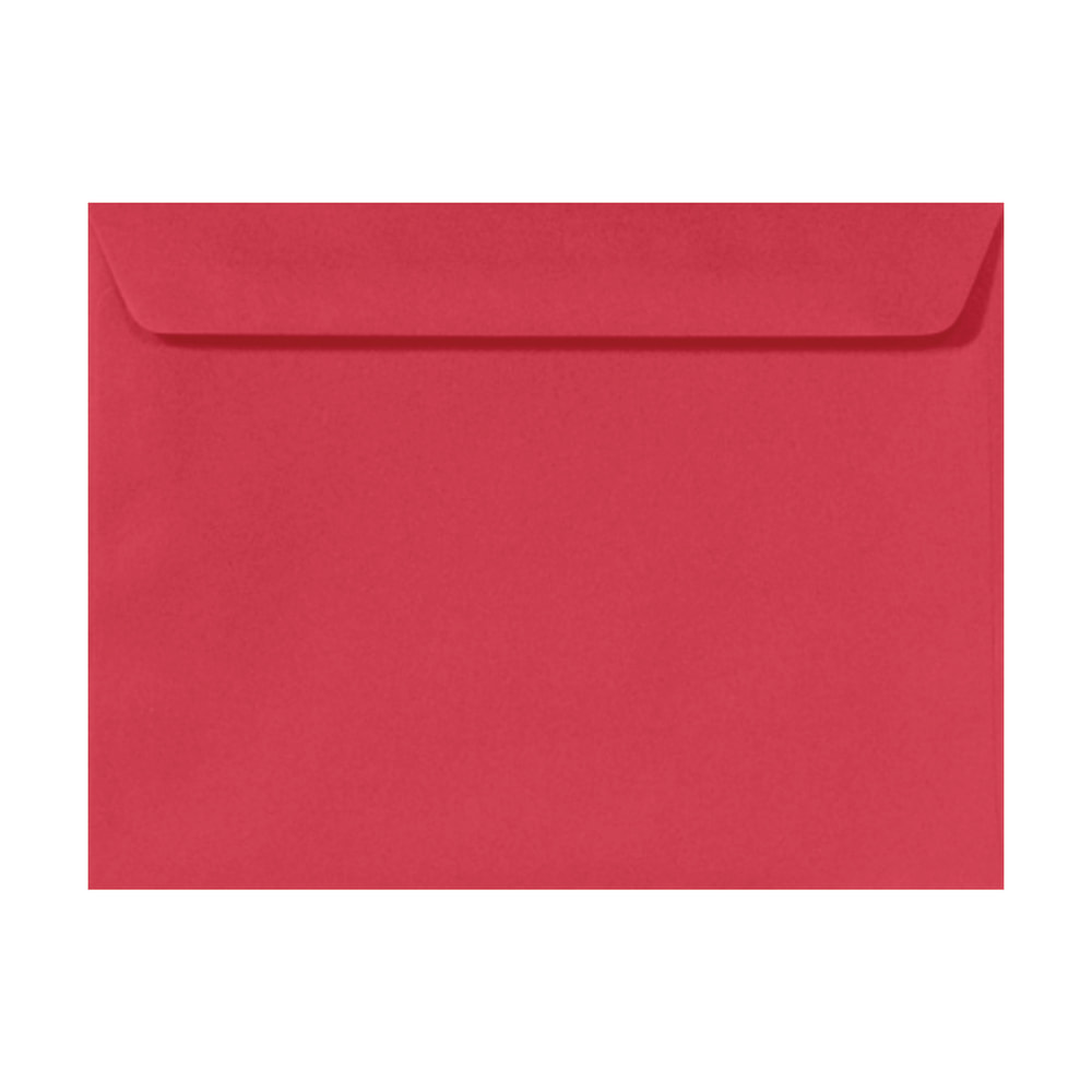 LUX Booklet 9in x 12in Envelopes, Peel & Press Closure, Holiday Red, Pack Of 50 MPN:FE-6070-15-50