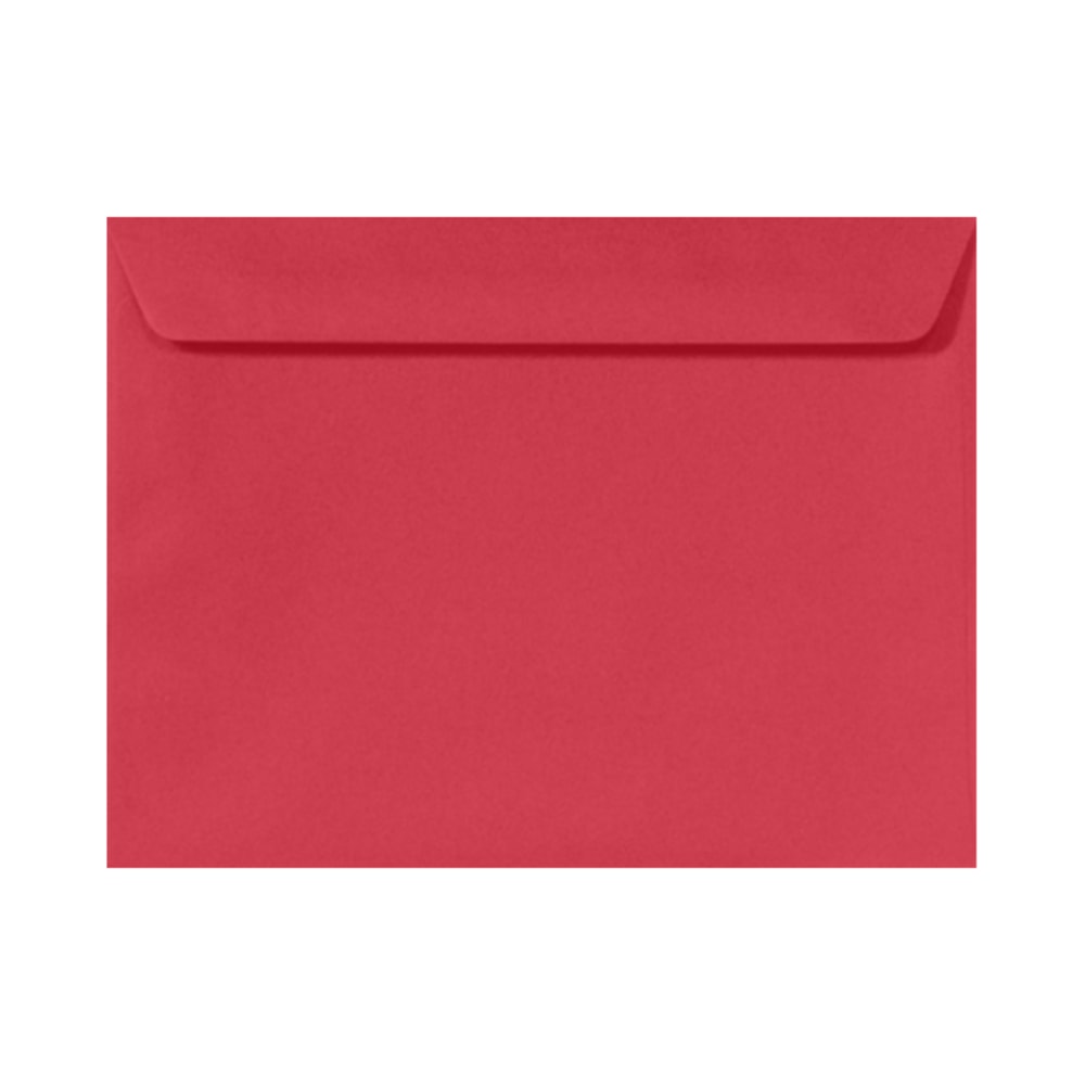 LUX Booklet 9in x 12in Envelopes, Gummed Seal, Holiday Red, Pack Of 500 MPN:FE-6070-15-500