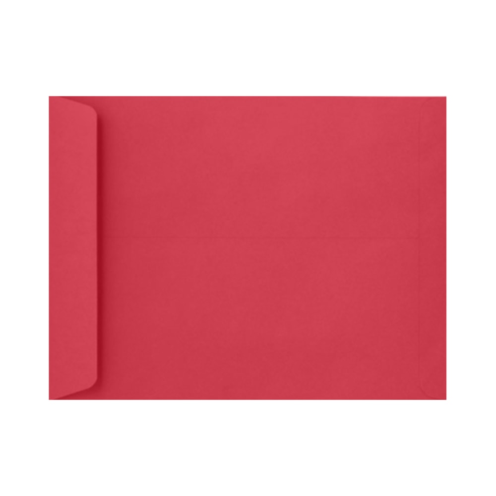 LUX Open-End 9in x 12in Envelopes, Gummed Seal, Holiday Red, Pack Of 50 MPN:FE-7280-15-50