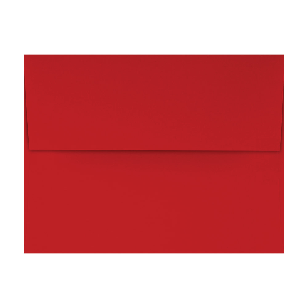 LUX Invitation Envelopes, A2, Gummed Seal, Holiday Red, Pack Of 50 MPN:FE4270-15-50