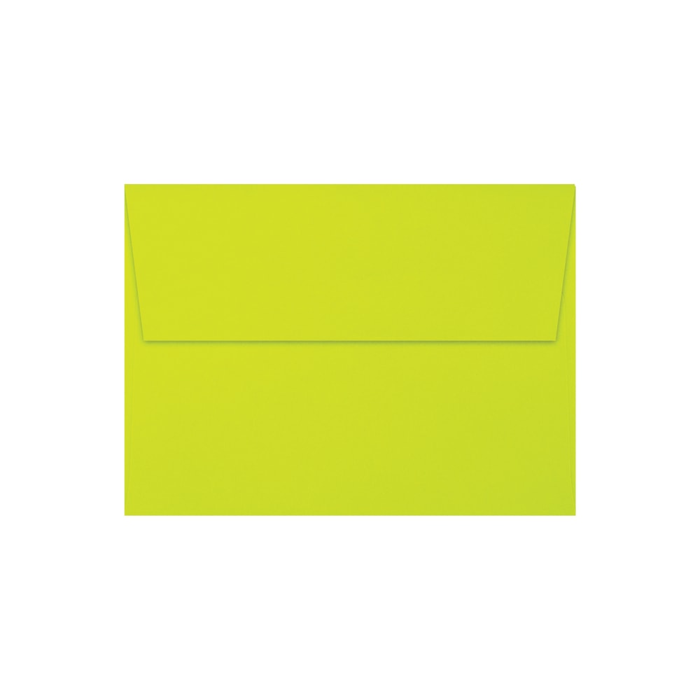 LUX Invitation Envelopes, A7, Peel & Stick Closure, Wasabi, Pack Of 50 MPN:FE4280-22-50