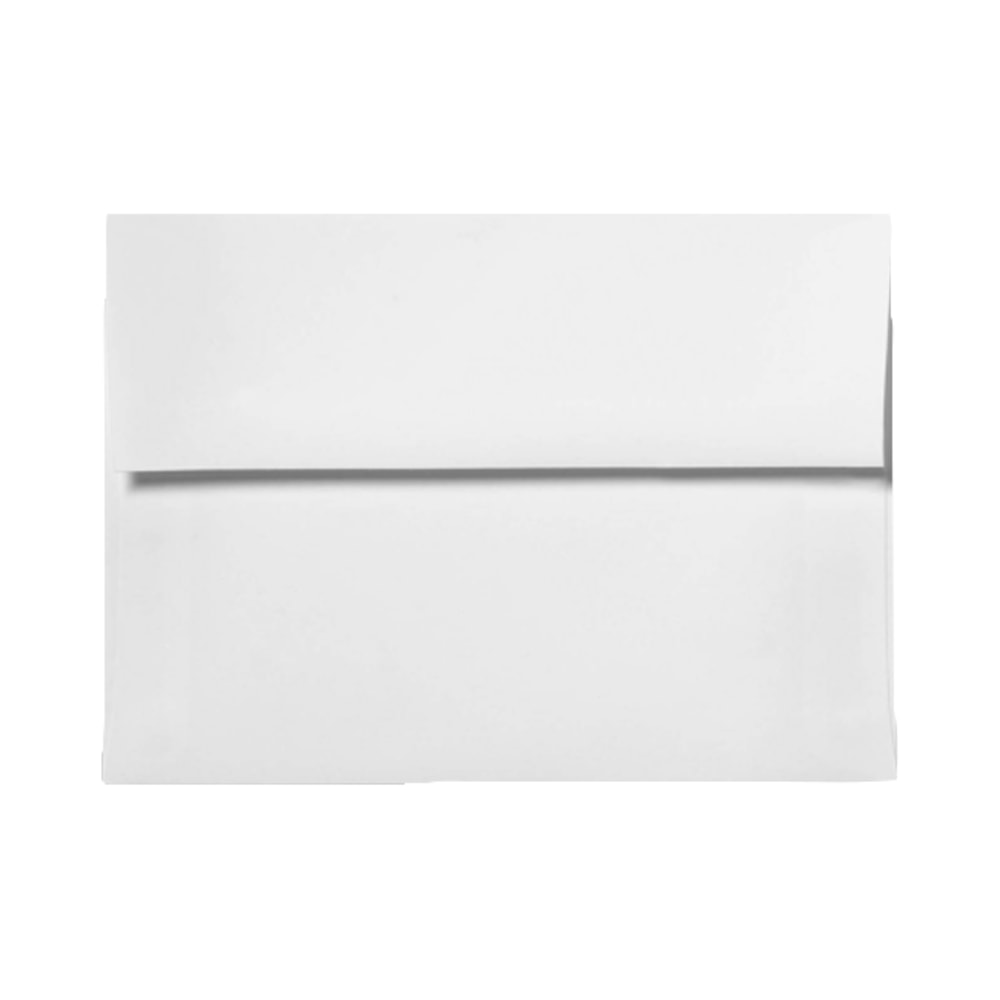 LUX Invitation Envelopes, A1, Peel & Press Closure, White, Pack Of 50 MPN:FE4565-05-50