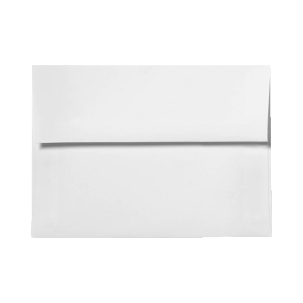 LUX Invitation Envelopes, A10, Peel & Press Closure, White, Pack Of 50 MPN:FE4590-05-50