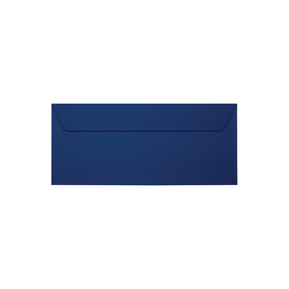 LUX #10 Envelopes, Full-Face Window, Gummed Seal, Navy, Pack Of 500 MPN:FFW-10-103-500
