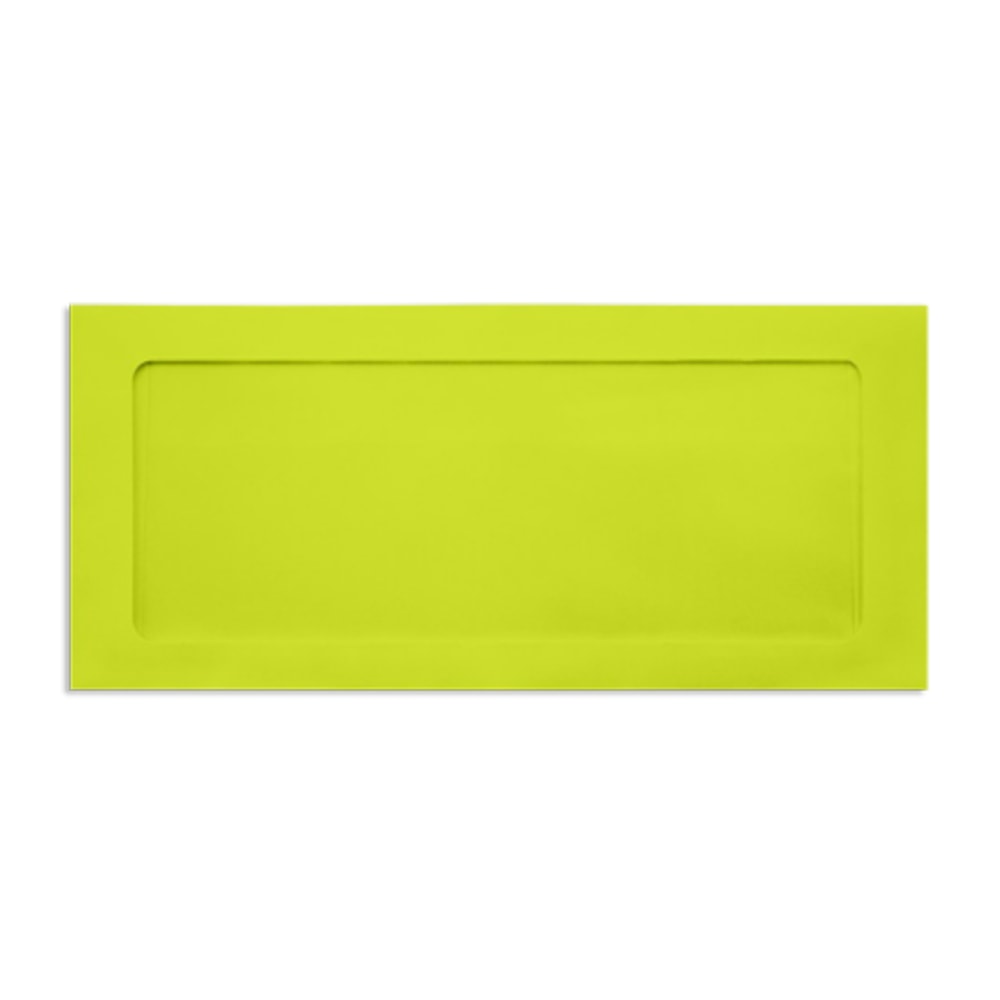 LUX #10 Envelopes, Full-Face Window, Peel & Press Closure, Wasabi, Pack Of 1, 000 MPN:FFW-10-L22-1M