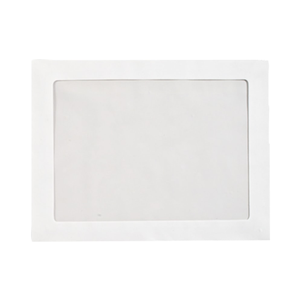 LUX 6 3/4 Full-Face Window Envelopes, Middle Window, Gummed Seal, Bright White, Pack Of 50 MPN:FFW-1013-50