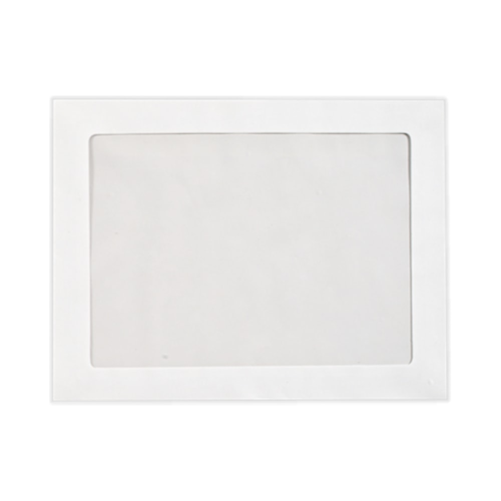 LUX #93 Full-Face Window Envelopes, Middle Window, Self-Adhesive, Bright White, Pack Of 50 MPN:FFW-125-50
