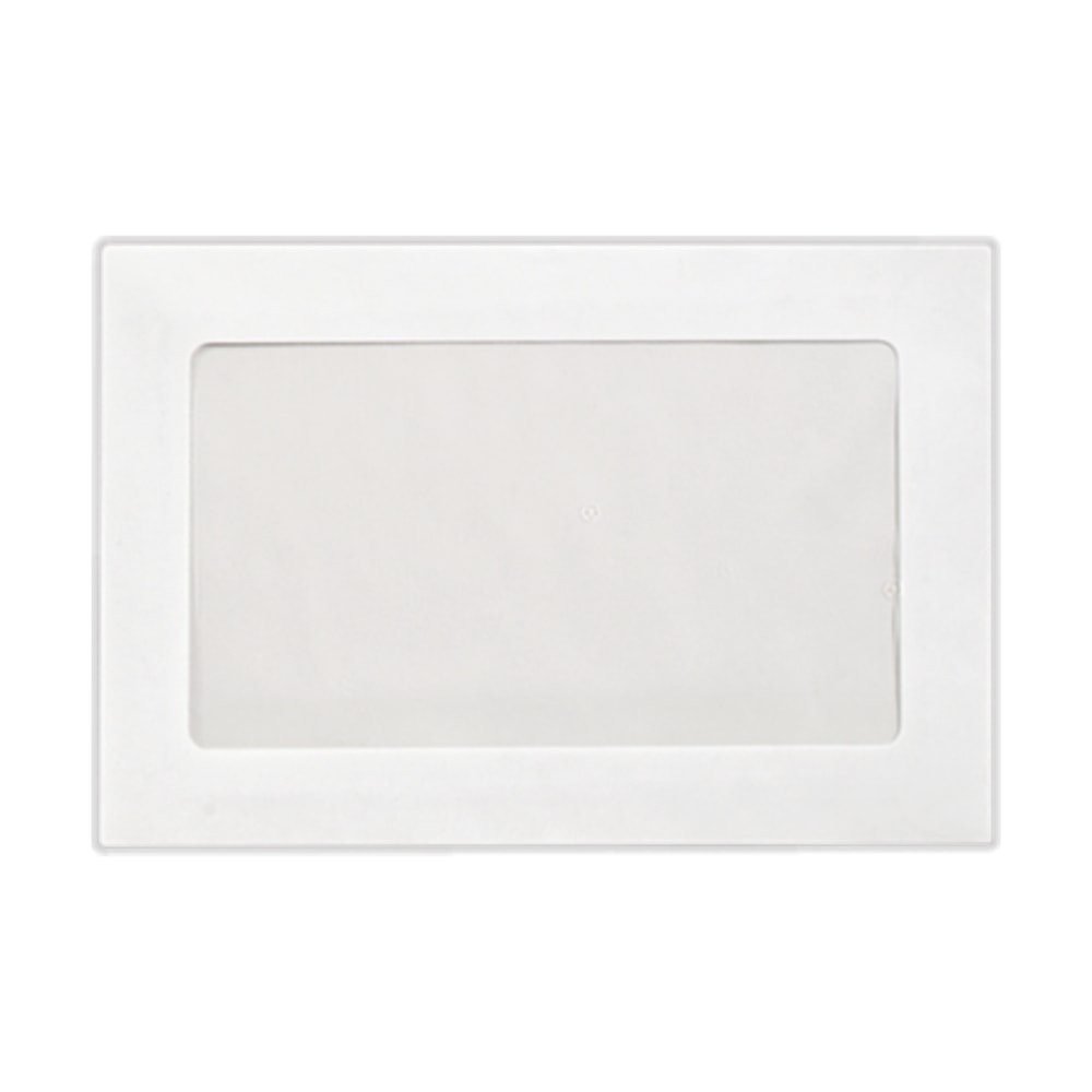 LUX #6 1/2 Full-Face Window Envelopes, Middle Window, Gummed Seal, Bright White, Pack Of 500 MPN:FFW-69-500