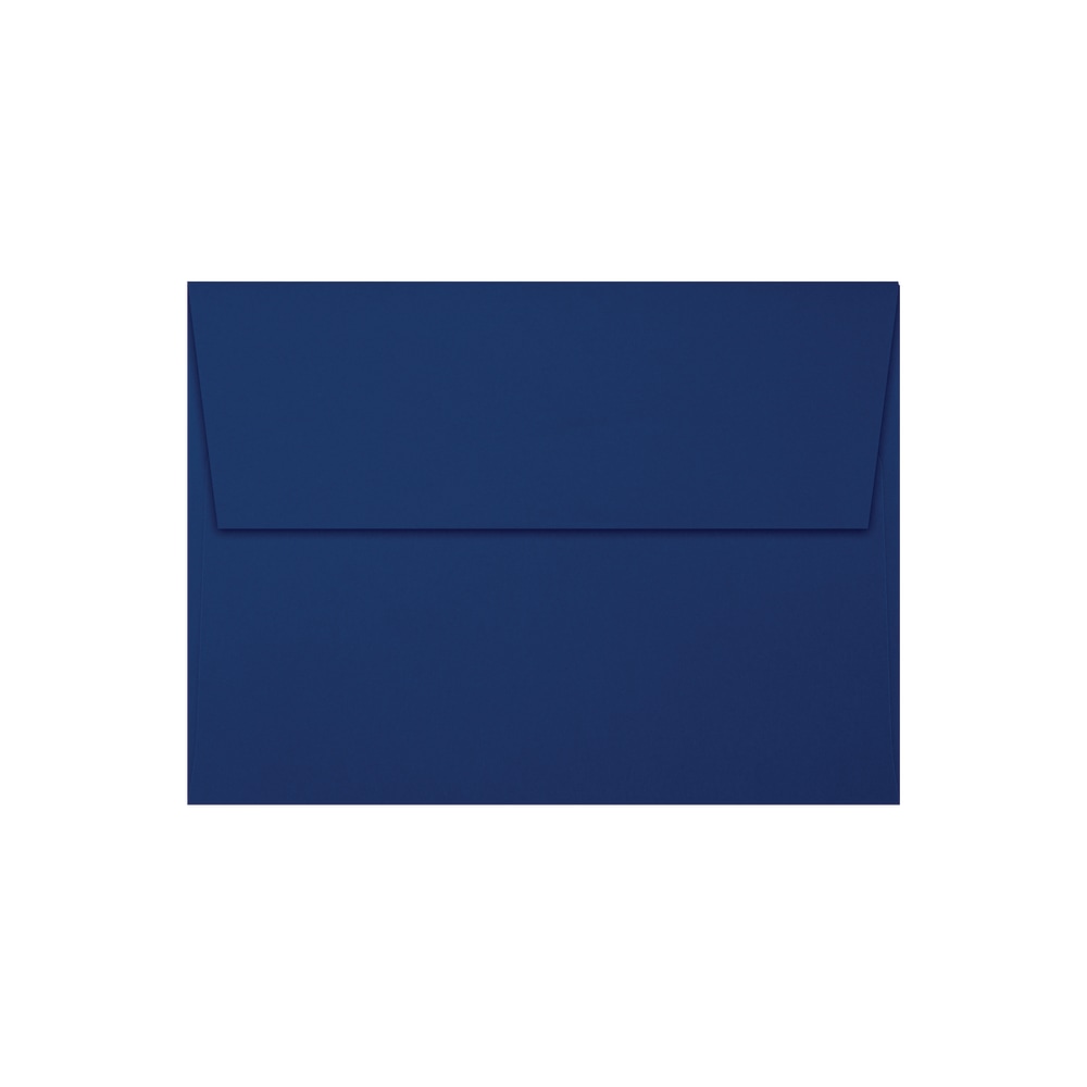 LUX Invitation Envelopes, A7, Peel & Stick Closure, Gold/Navy, Pack Of 50 MPN:FLNV4880-04-50