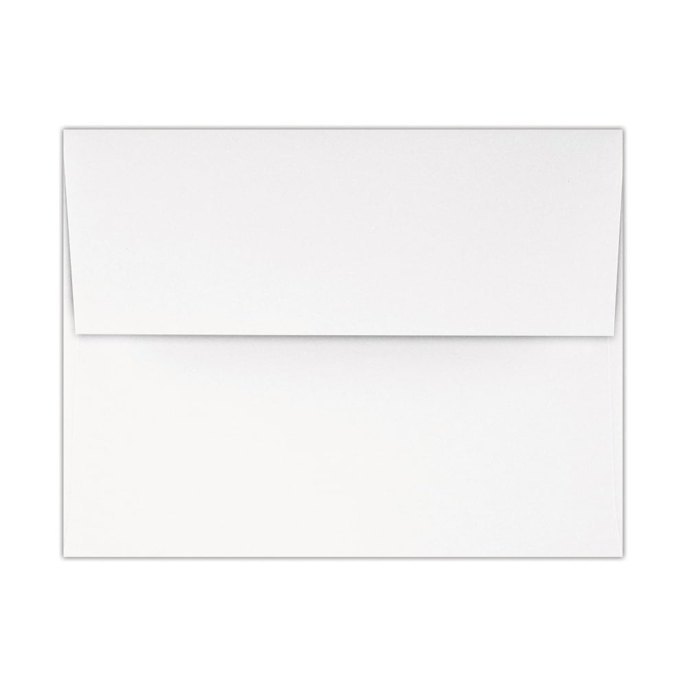 LUX Invitation Envelopes, A2, Peel & Press Closure, Red/White, Pack Of 50 MPN:FLWH4870-01-50
