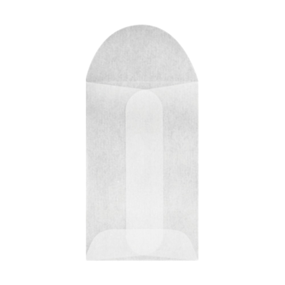 LUX Open-End Envelopes, 1 3/4in x 2 3/4in, Flap Closure, Glassine, Pack Of 1, 000 MPN:GLASS-01-1M