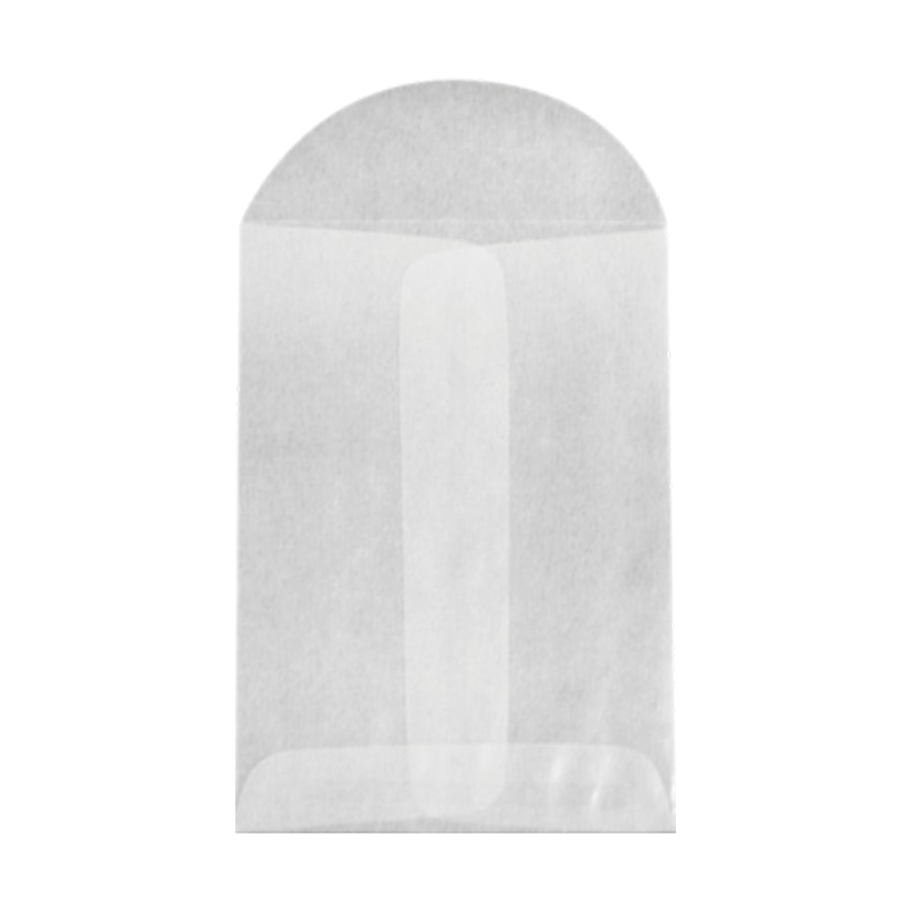 LUX Coin Envelopes, #1, Flap Closure, Glassine, Pack Of 500 MPN:GLASS-09-500