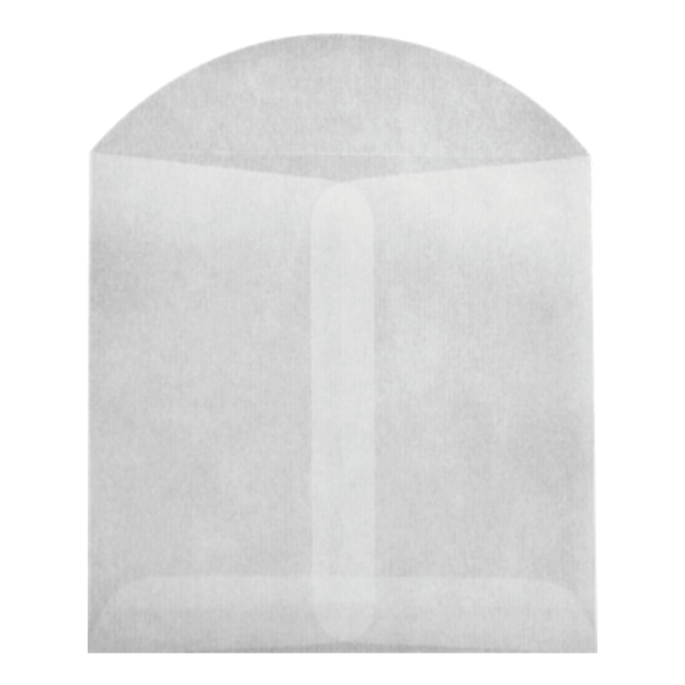 LUX Open-End Envelopes, 3 3/4in x 4 3/4in, Flap Closure, Glassine, Pack Of 10 MPN:GLASS-25-10