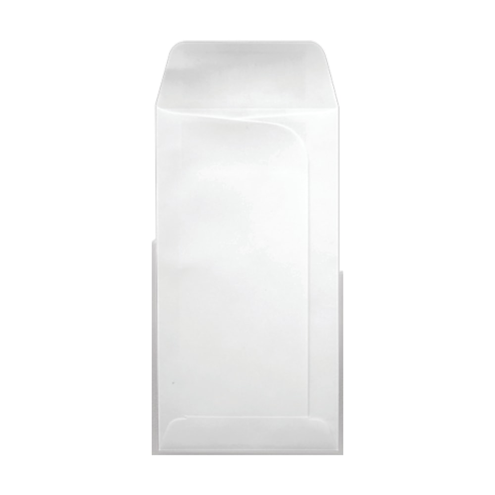 LUX #7 Large Drive-In Banking Envelopes, Peel & Press Closure, White, Pack Of 250 MPN:LDI-24WW-250