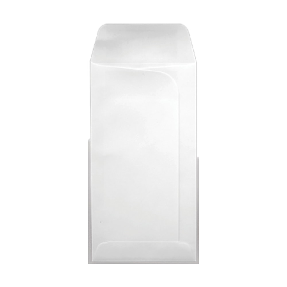LUX #7 Large Drive-In Banking Envelopes, Gummed Seal, White, Pack Of 50 MPN:LDI-24WW-50