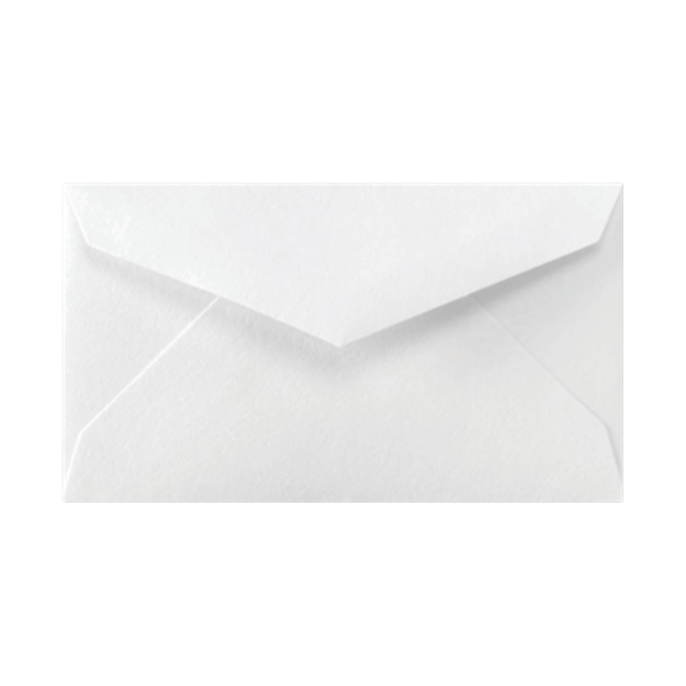 LUX Mini Envelopes, 2 1/8in x 3 5/8in, Gummed Seal, Bright White, Pack Of 1, 000 MPN:LEVC904-1M