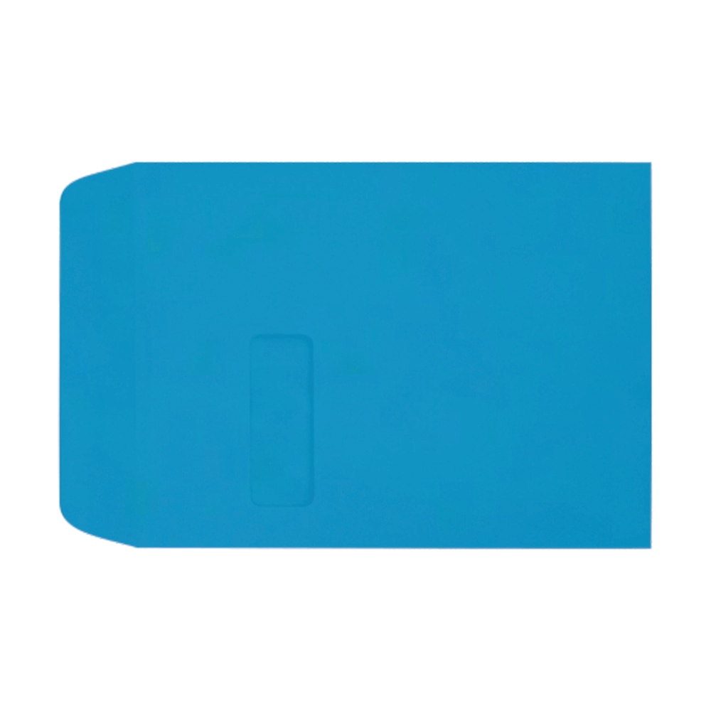 LUX #9 1/2 Open-End Window Envelopes, Top Left Window, Self-Adhesive, Pool, Pack Of 50 MPN:LUX-1590-102-50
