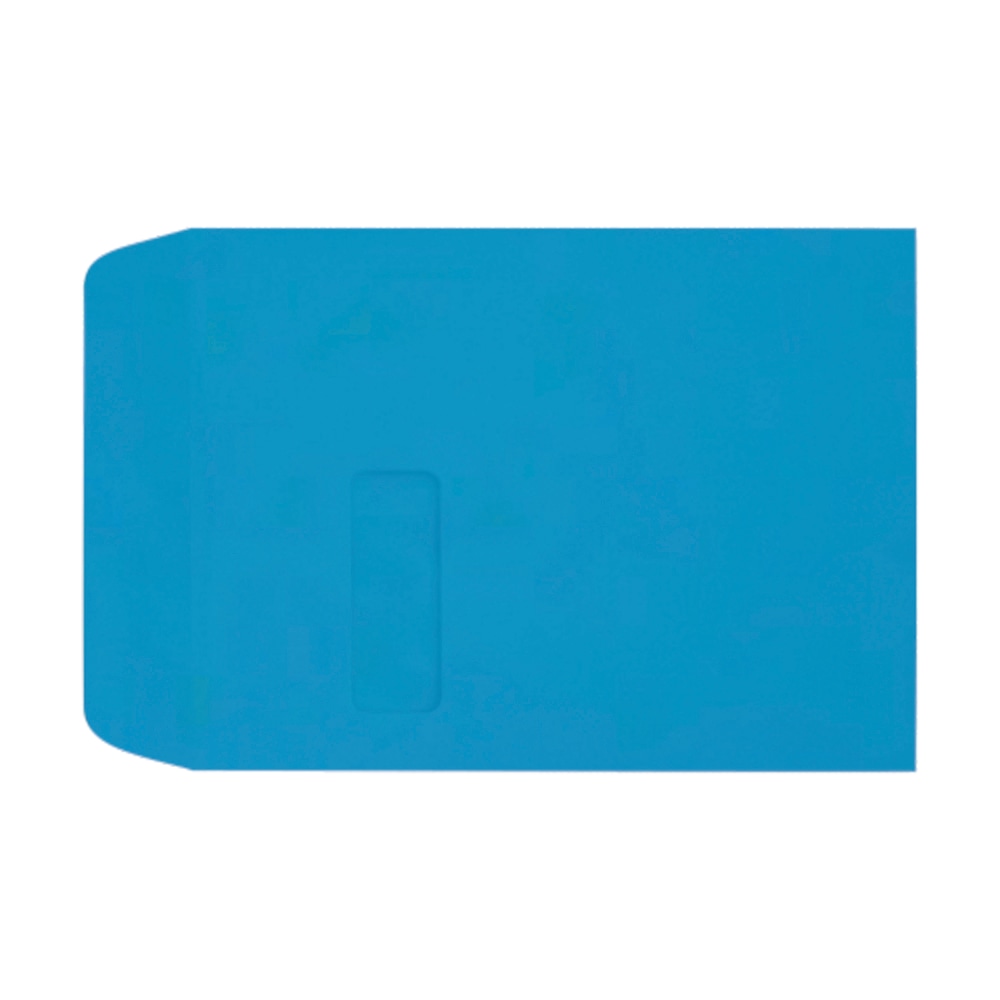 LUX #9 1/2 Open-End Window Envelopes, Top Left Window, Self-Adhesive, Pool, Pack Of 500 MPN:LUX-1590-102-500