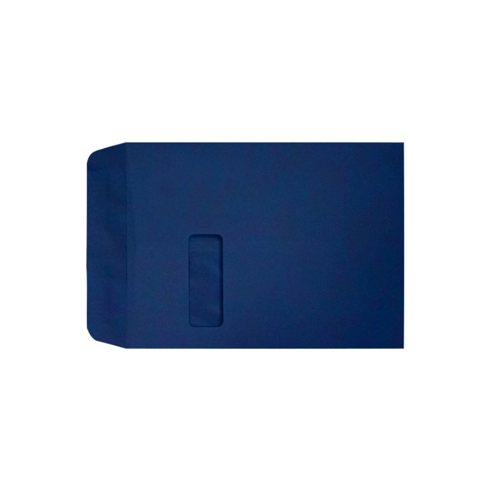 LUX #9 1/2 Open-End Window Envelopes, Top Left Window, Self-Adhesive, Navy, Pack Of 1, 000 MPN:LUX-1590-103-1M