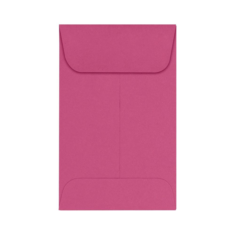 LUX Coin Envelopes, #1, Gummed Seal, Magenta, Pack Of 1, 000 MPN:LUX-1CO-10-1M