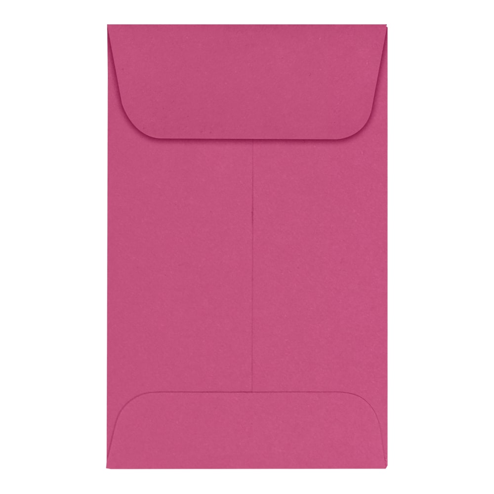 LUX Coin Envelopes, #1, Gummed Seal, Magenta, Pack Of 50 MPN:LUX-1CO-10-50