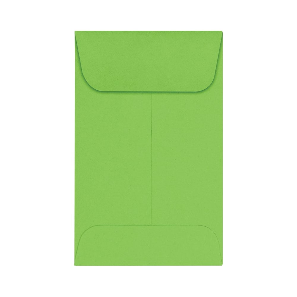 LUX Coin Envelopes, #1, Gummed Seal, Limelight, Pack Of 250 MPN:LUX-1CO-101-250