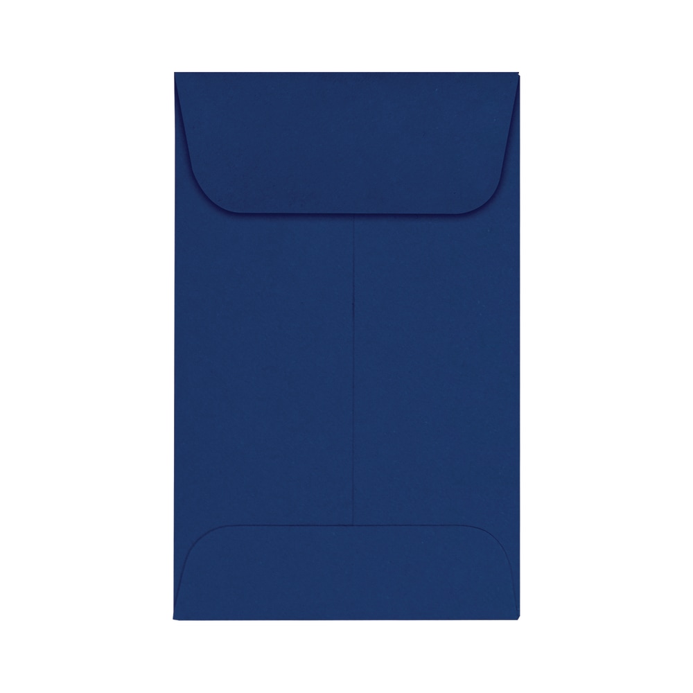 LUX Coin Envelopes, #1, Gummed Seal, Navy, Pack Of 250 MPN:LUX-1CO-103-250