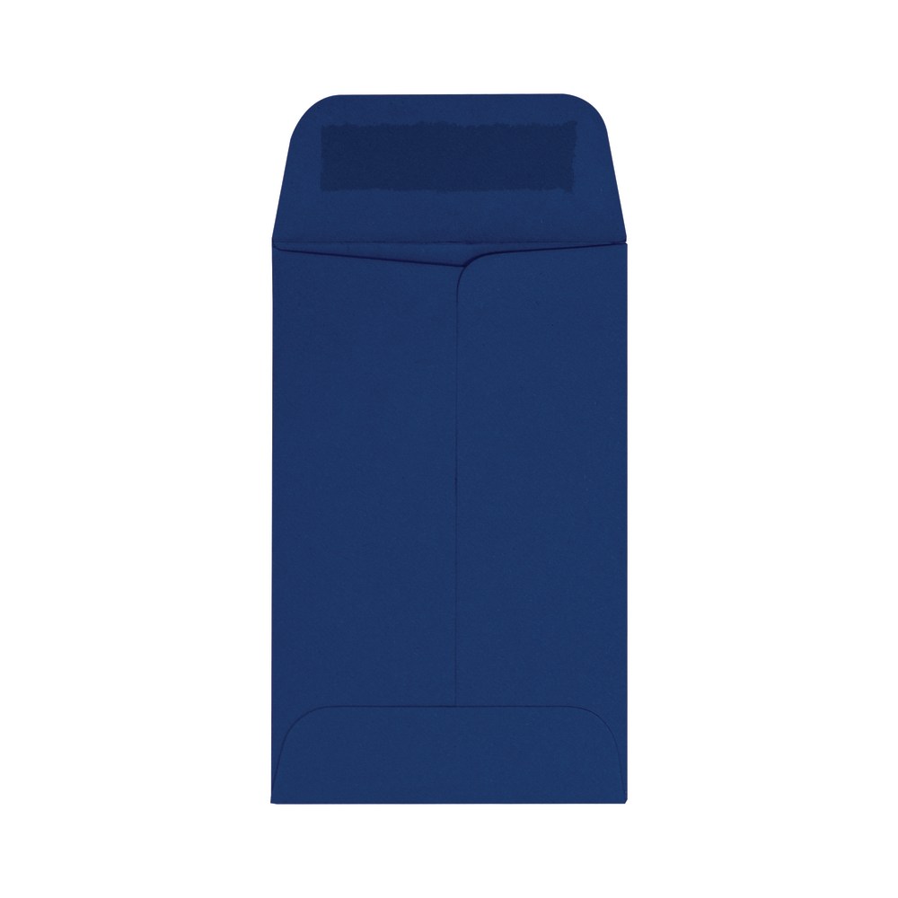 LUX Coin Envelopes, #1, Gummed Seal, Navy, Pack Of 50 MPN:LUX-1CO-103-50