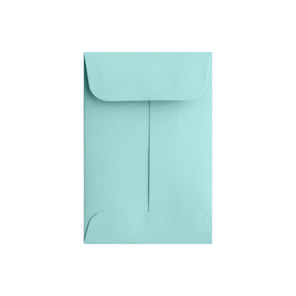 LUX Coin Envelopes, #1, Gummed Seal, Seafoam, Pack Of 250 MPN:LUX-1CO-113-250