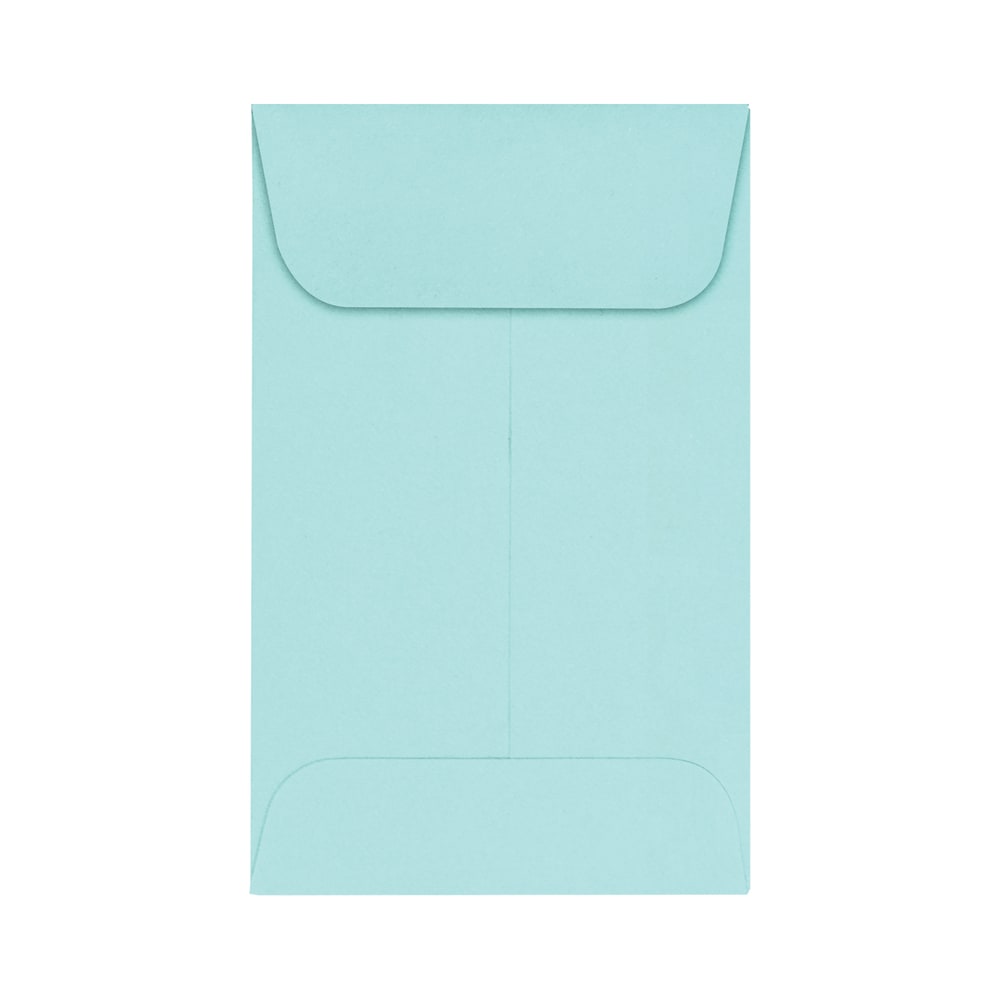 LUX Coin Envelopes, #1, Gummed Seal, Seafoam, Pack Of 500 MPN:LUX-1CO-113-500