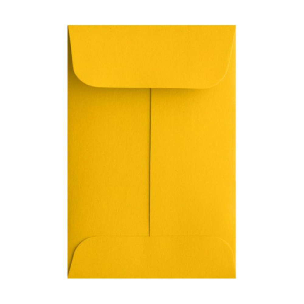LUX Coin Envelopes, #1, Gummed Seal, Sunflower, Pack Of 50 MPN:LUX-1CO-12-50