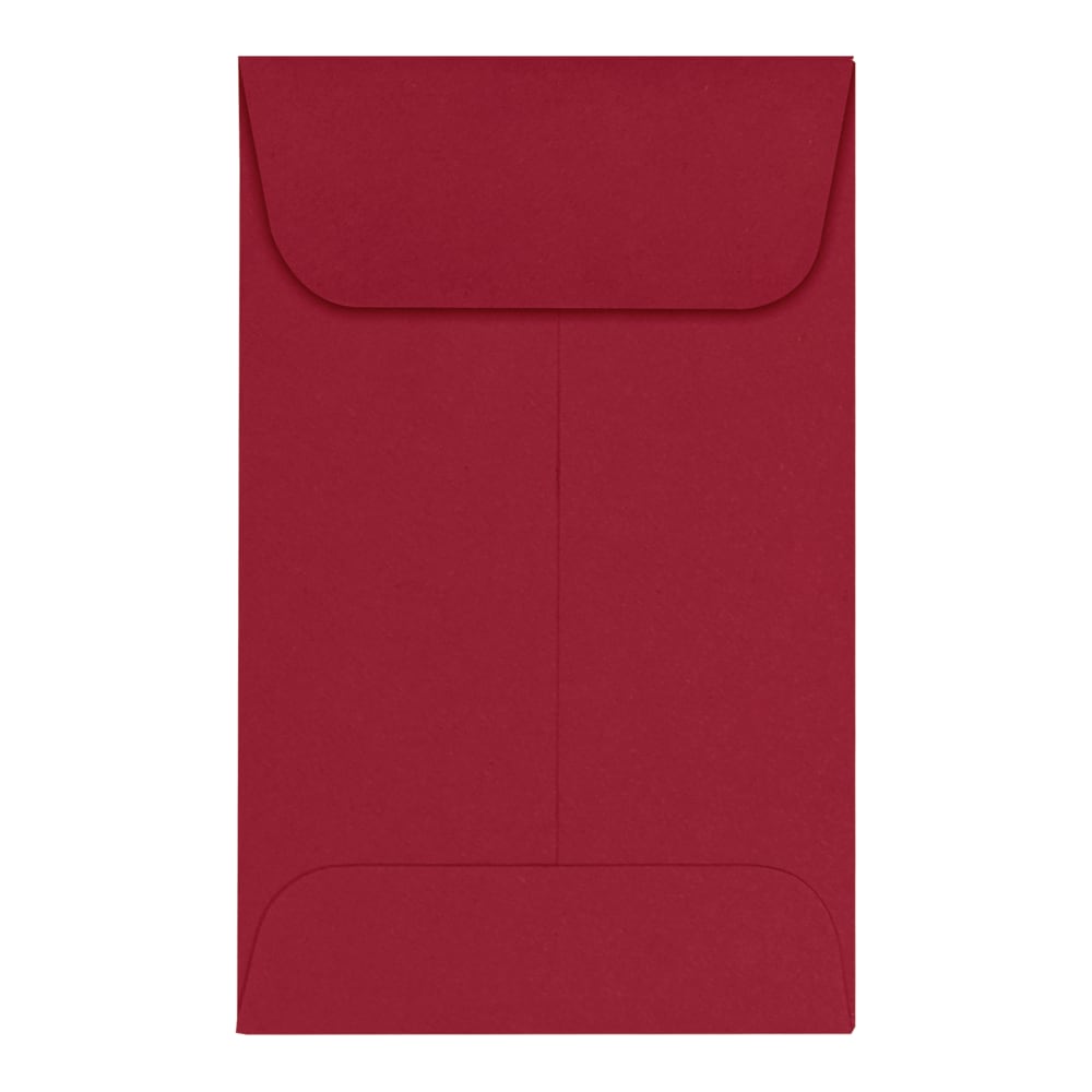 LUX Coin Envelopes, #1, Gummed Seal, Garnet, Pack Of 250 MPN:LUX-1CO-26-250