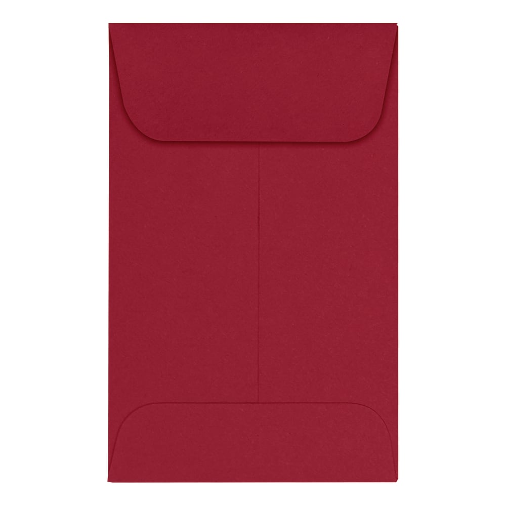 LUX Coin Envelopes, #1, Gummed Seal, Garnet, Pack Of 500 MPN:LUX-1CO-26-500