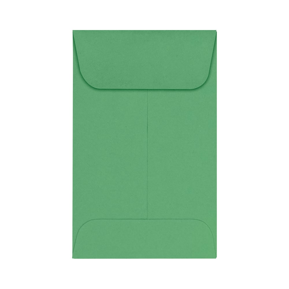 LUX Coin Envelopes, #1, Gummed Seal, Holiday Green, Pack Of 50 MPN:LUX-1CO-L17-50