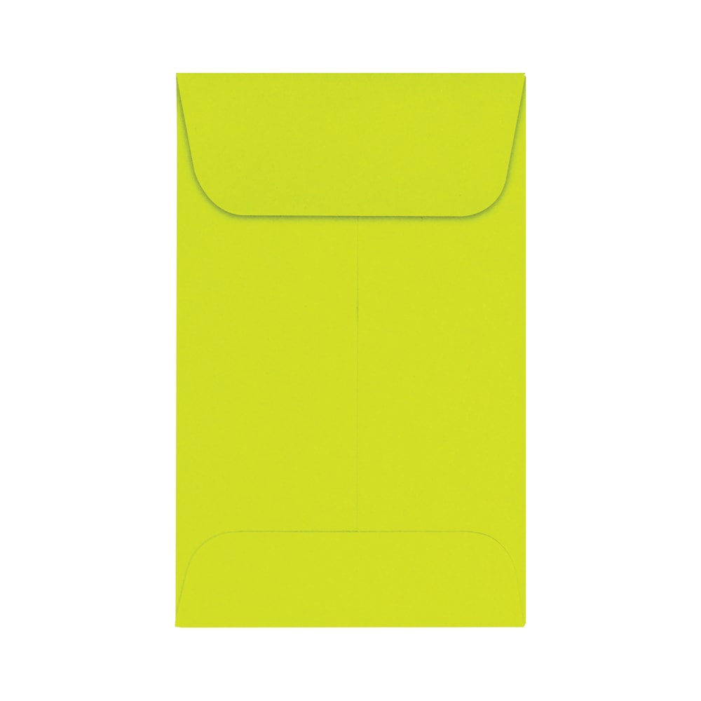 LUX Coin Envelopes, #1, Gummed Seal, Wasabi, Pack Of 250 MPN:LUX-1CO-L22-250